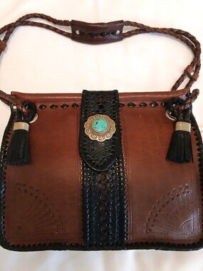 Four Winds West handmade western shoulder bag, new